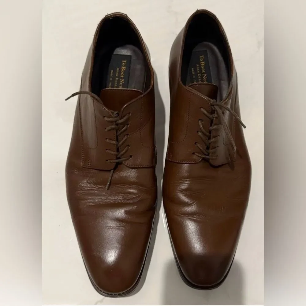 *Worn twice* To Boot Men’s Rich Chocolate Brown Dress Shoes, Excellent condition